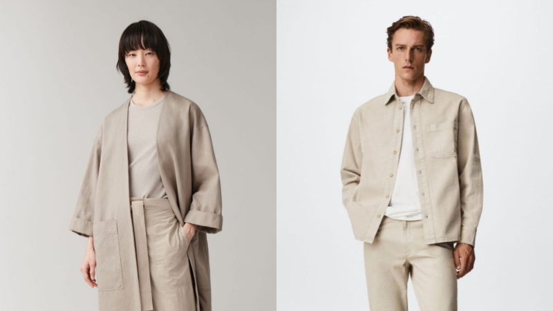 perpaduan warna khaki